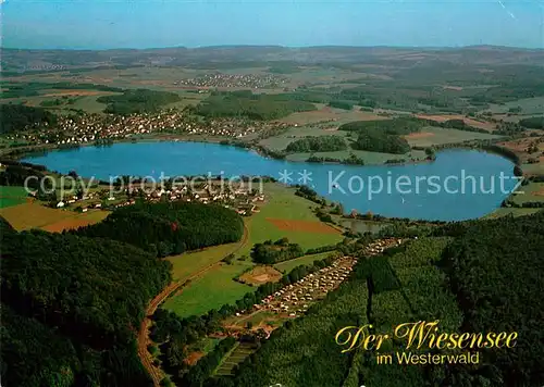 AK / Ansichtskarte Altenkirchen Westerwald Fliegeraufnahme Wiesensee Kat. Altenkirchen (Westerwald)