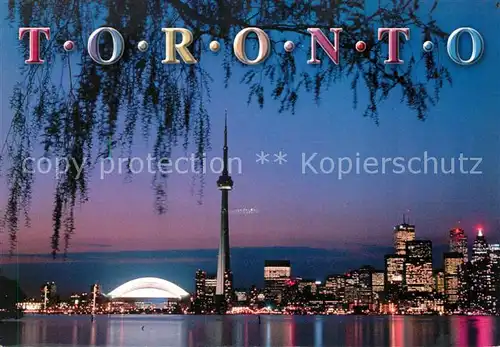 AK / Ansichtskarte Toronto Canada Downtown glittering at night Reflections of Canada Kat. Ontario