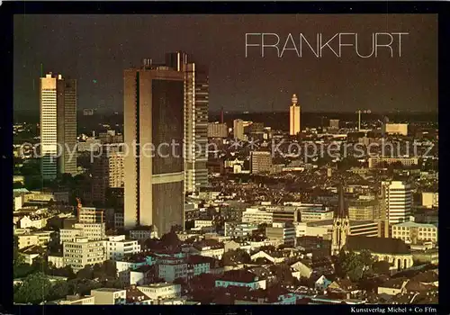 AK / Ansichtskarte Frankfurt Main Fliegeraufnahme Kat. Frankfurt am Main