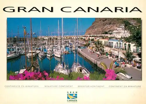 AK / Ansichtskarte Mogan Hafen Segelyachten Kat. Gran Canaria Spanien