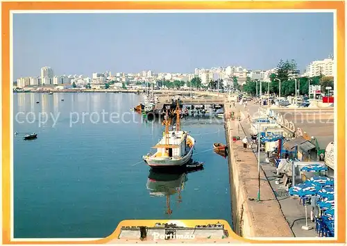 AK / Ansichtskarte Portimao Uferpromenade Bootsanleger