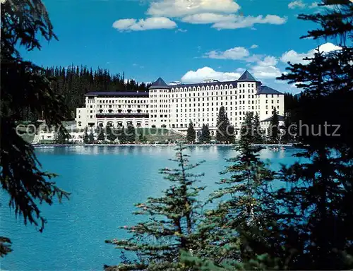 AK / Ansichtskarte Lake Louise Hotel Chateau Lake Louise Kat. Banff Nationalpark