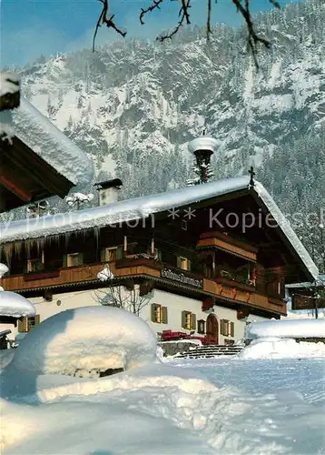 AK / Ansichtskarte St Johann Tirol Gasthaus Rummlerhof Winter Kat. St. Johann in Tirol