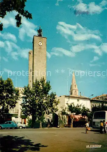 AK / Ansichtskarte Saint Andre de Sangonis Marktplatz Kirche Kat. Saint Andre de Sangonis