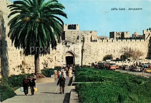 AK / Ansichtskarte Jerusalem Yerushalayim Jaffa Tor Kat. Israel