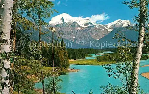 AK / Ansichtskarte Mount Robson Berg Lake