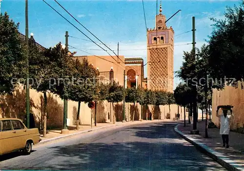 AK / Ansichtskarte Tunis Boulevard Bab Menara Kat. Tunis