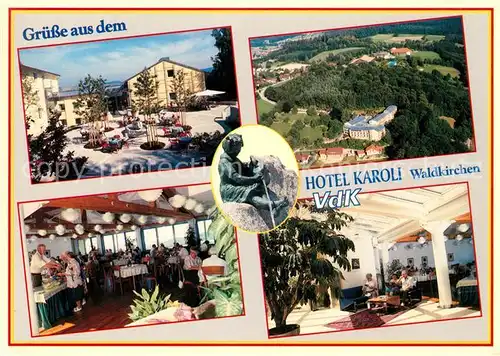AK / Ansichtskarte Waldkirchen Niederbayern Hotel Karoli  Kat. Waldkirchen