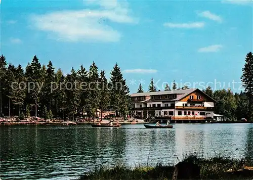 AK / Ansichtskarte Fichtelberg Bayreuth Waldgasthof am Fichtelsee  Kat. Fichtelberg