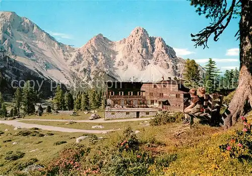 AK / Ansichtskarte San Vigilio di Marebbe Rifugio Fanes Dolomiti