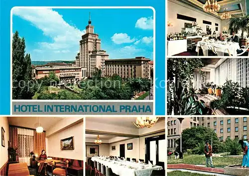 AK / Ansichtskarte Dejvice Hotel International Praha Kat. Prag Tschechische Republik