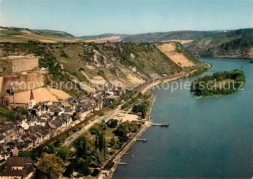 AK / Ansichtskarte Bacharach Rhein Fliegeraufnahme Kat. Bacharach