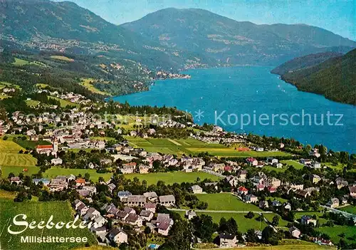 AK / Ansichtskarte Seeboden Kaernten Fliegeraufnahme Kat. Seeboden Millstaettersee