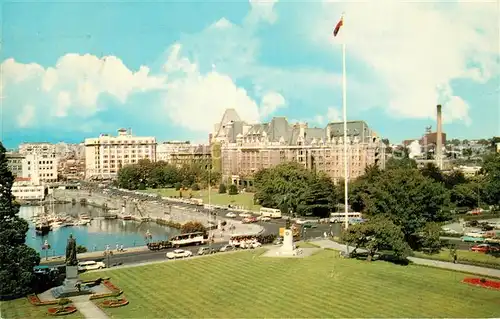 AK / Ansichtskarte Victoria British Columbia Empress Hotel Hafen Kat. Victoria