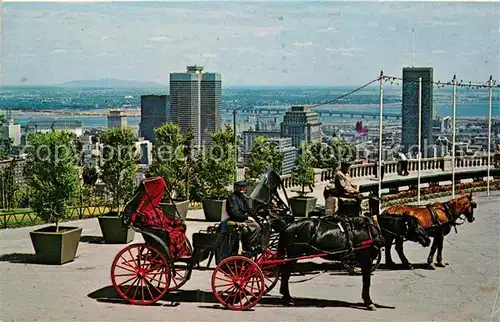 AK / Ansichtskarte Montreal Quebec French Horsedrawn Kat. Montreal