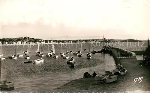 AK / Ansichtskarte Le Val Andre Hafen Segelboote