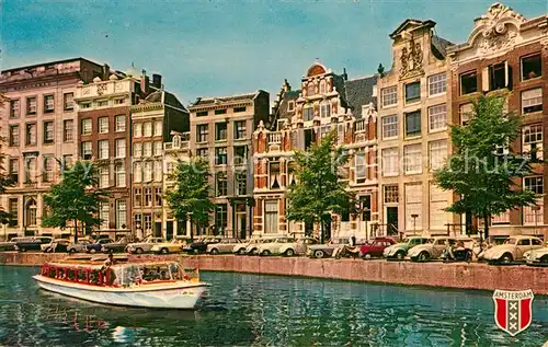 AK / Ansichtskarte Amsterdam Niederlande Herengracht Rundfahrtboot Kat. Amsterdam