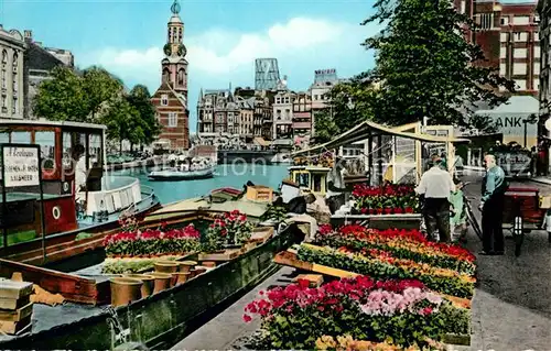AK / Ansichtskarte Amsterdam Niederlande Bloemenmarkt Singel Blumenmarkt Kat. Amsterdam