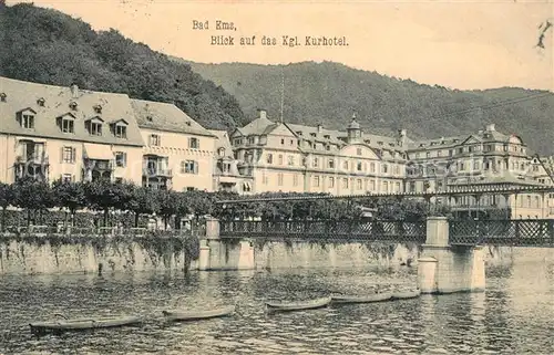 AK / Ansichtskarte Bad Ems Blick auf das Kgl Kurhotel Kat. Bad Ems