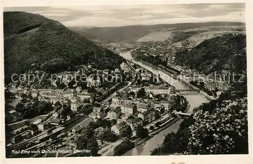 AK / Ansichtskarte Bad Ems Blick vom Concordiaturm Kat. Bad Ems