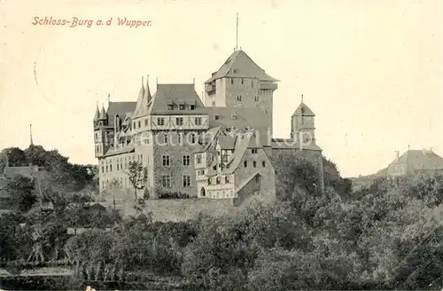 AK / Ansichtskarte Burg Wupper Restaurant Alt Bergisch Haus Kat. Solingen