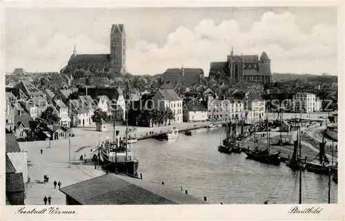 AK / Ansichtskarte Wismar Mecklenburg Stadtblick