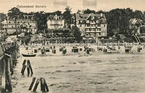 AK / Ansichtskarte Bansin Ostseebad Strandpartie Kat. Heringsdorf