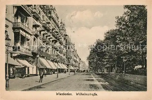 AK / Ansichtskarte Wiesbaden Wilhelmstrasse Kat. Wiesbaden