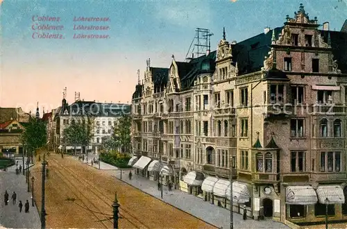 AK / Ansichtskarte Coblenz Koblenz Loehrstrasse Kat. Koblenz Rhein