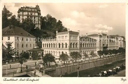 AK / Ansichtskarte Karlsbad Eger Weltbad Kurhaus