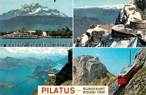 AK / Ansichtskarte Pilatus Kulm Zahnradbahn Luftseilbahn  Kat. Pilatus Kulm