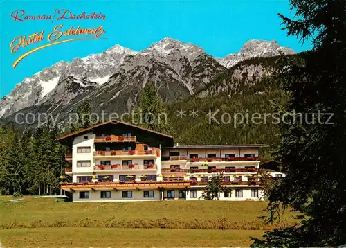 AK / Ansichtskarte Ramsau Dachstein Steiermark Hotel Edelweiss Kat. Ramsau am Dachstein
