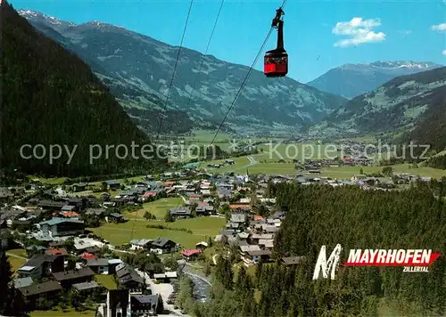 AK / Ansichtskarte Mayrhofen Zillertal Luftseilbahn Schwendau Hippach Ramsau Kat. Mayrhofen