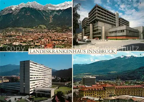 AK / Ansichtskarte Innsbruck Nordkette Landeskrankenhaus  Kat. Innsbruck