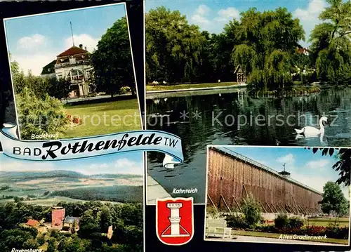 AK / Ansichtskarte Bad Rothenfelde Badehaus Altes Gradierwerk Ravensburg Kat. Bad Rothenfelde