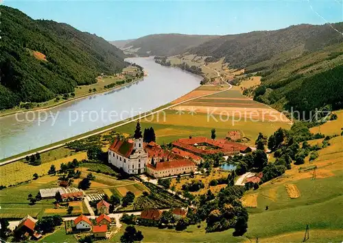 AK / Ansichtskarte Engelhartszell Donau Oberoesterreich Fliegeraufnahme Stift Engelszell Kat. Engelhartszell