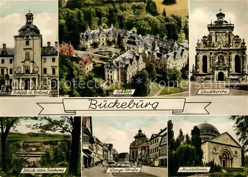 AK / Ansichtskarte Bueckeburg Stadtkirche Schloss Roland Mausoleum Kat. Bueckeburg