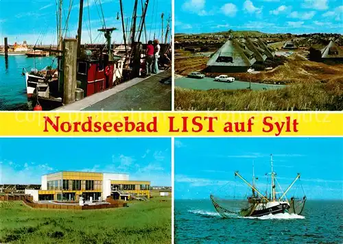 AK / Ansichtskarte List Sylt Fischerboot Hafen Kat. List