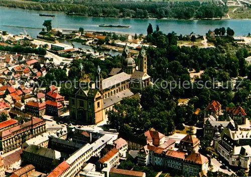 AK / Ansichtskarte Speyer Rhein Fliegeraufnahme Kaiserdom  Kat. Speyer