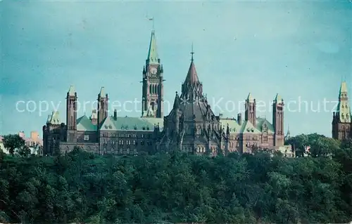 AK / Ansichtskarte Ottawa Ontario Canadian Houses of Parliament From Nepean Point Kat. Ottawa