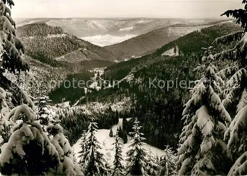 AK / Ansichtskarte Lamm Kniebis Landschaftspanorama Schwarzwald Kat. Freudenstadt