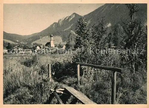 AK / Ansichtskarte Oberammergau Landschaftspanorama Alpen Kat. Oberammergau