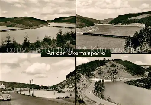 AK / Ansichtskarte Okertalsperre Landschaftspanorama Weisswasserbruecke versunkene Schulenberg Serie Schoenes Deutschland Kat. Goslar
