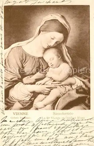 AK / Ansichtskarte Religion Sainte Vierge et l Enfant Jesus Sassoferrato  Kat. Religion