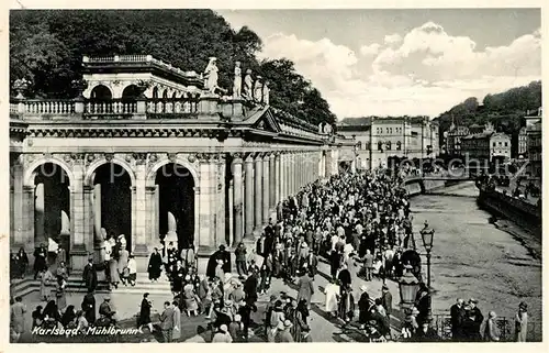 AK / Ansichtskarte Karlsbad Eger Muehlbrunn