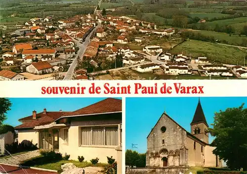 AK / Ansichtskarte Saint Paul de Varax Panorama Rathaus Kirche  Kat. Saint Paul de Varax