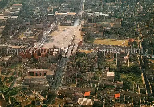 AK / Ansichtskarte Pompei Fliegeraufnahme