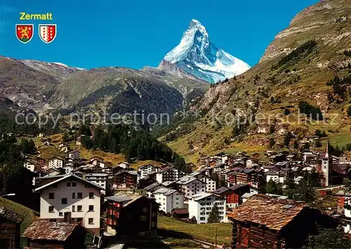 AK / Ansichtskarte Zermatt VS Matterhorn Monte Cervin Kat. Zermatt