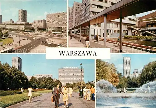 AK / Ansichtskarte Warszawa Stadtansichten  Kat. Warschau Polen