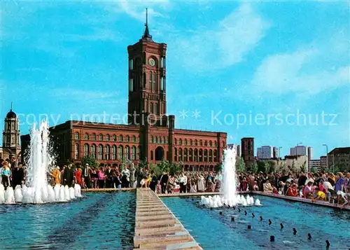 AK / Ansichtskarte Berlin Rotes Rathaus Kat. Berlin